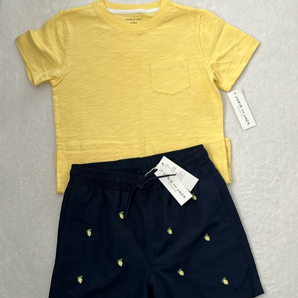 Boys Janie & Jack swim set